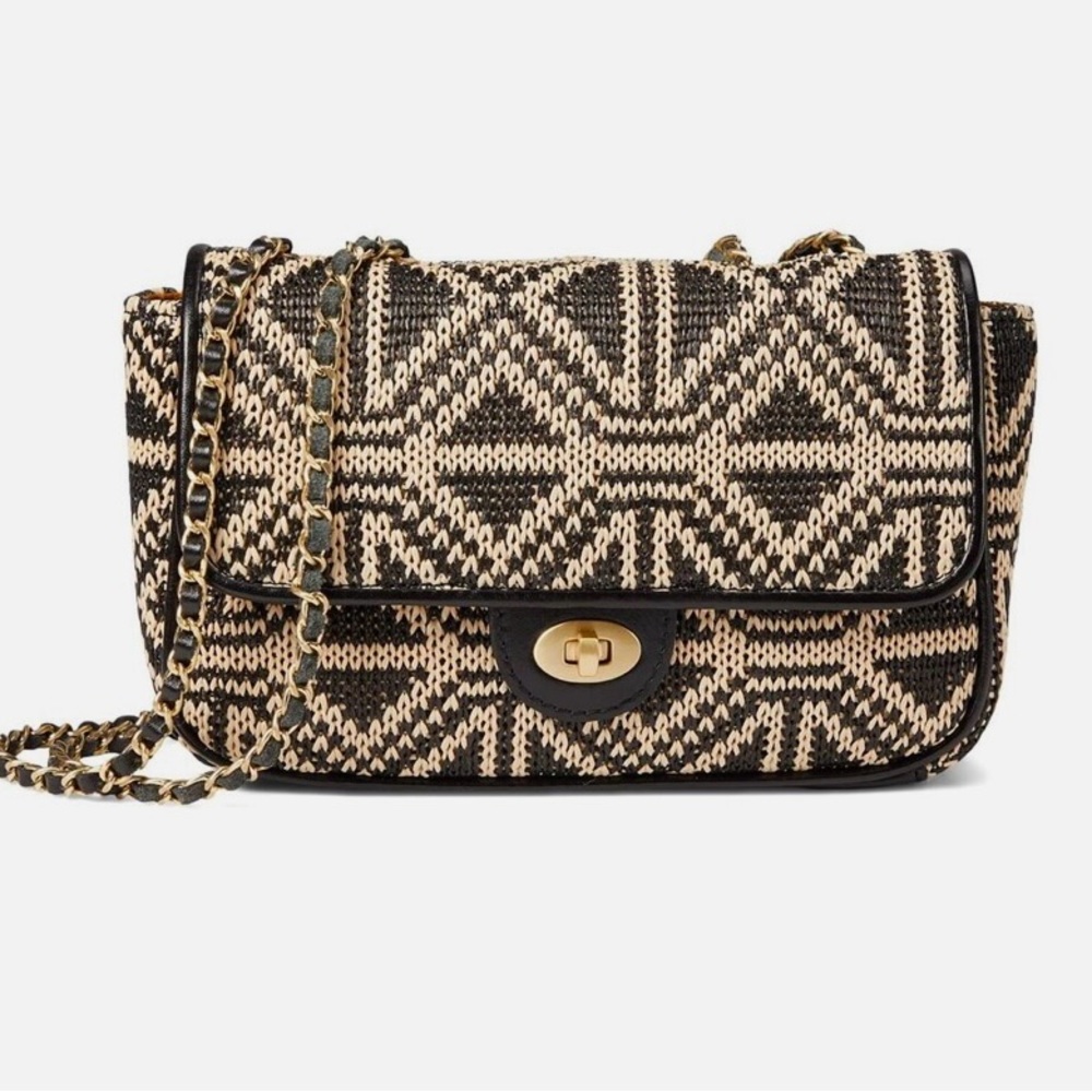 Patricia Nash Lorenza flap woven cross body